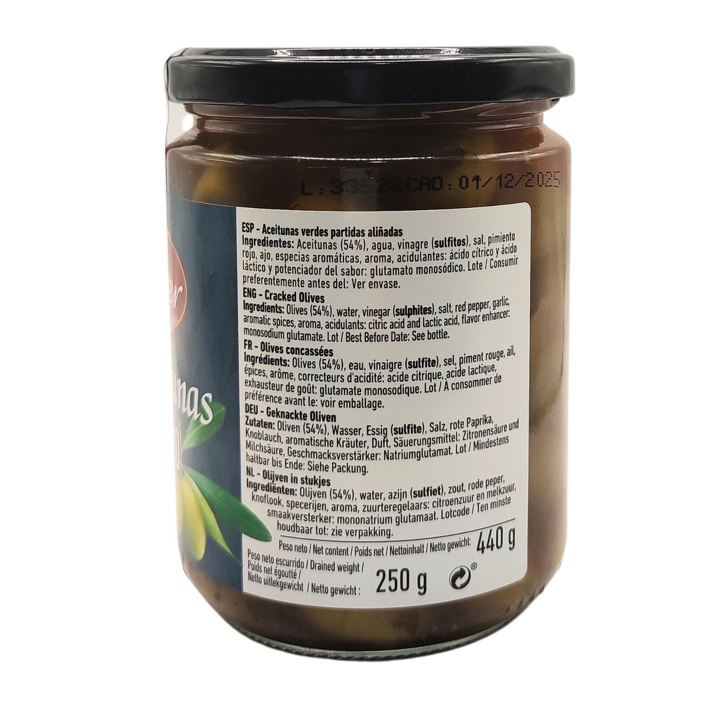 Olives recepta de l'avi - 440 g - Ferrer