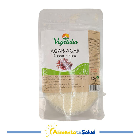 Algas Agar Agar en copos - 50g - Vegetalia