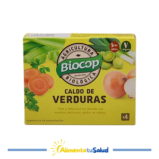 Brou de Verdures en cubs deshidratat Eco - 6 tauletes - Biocop