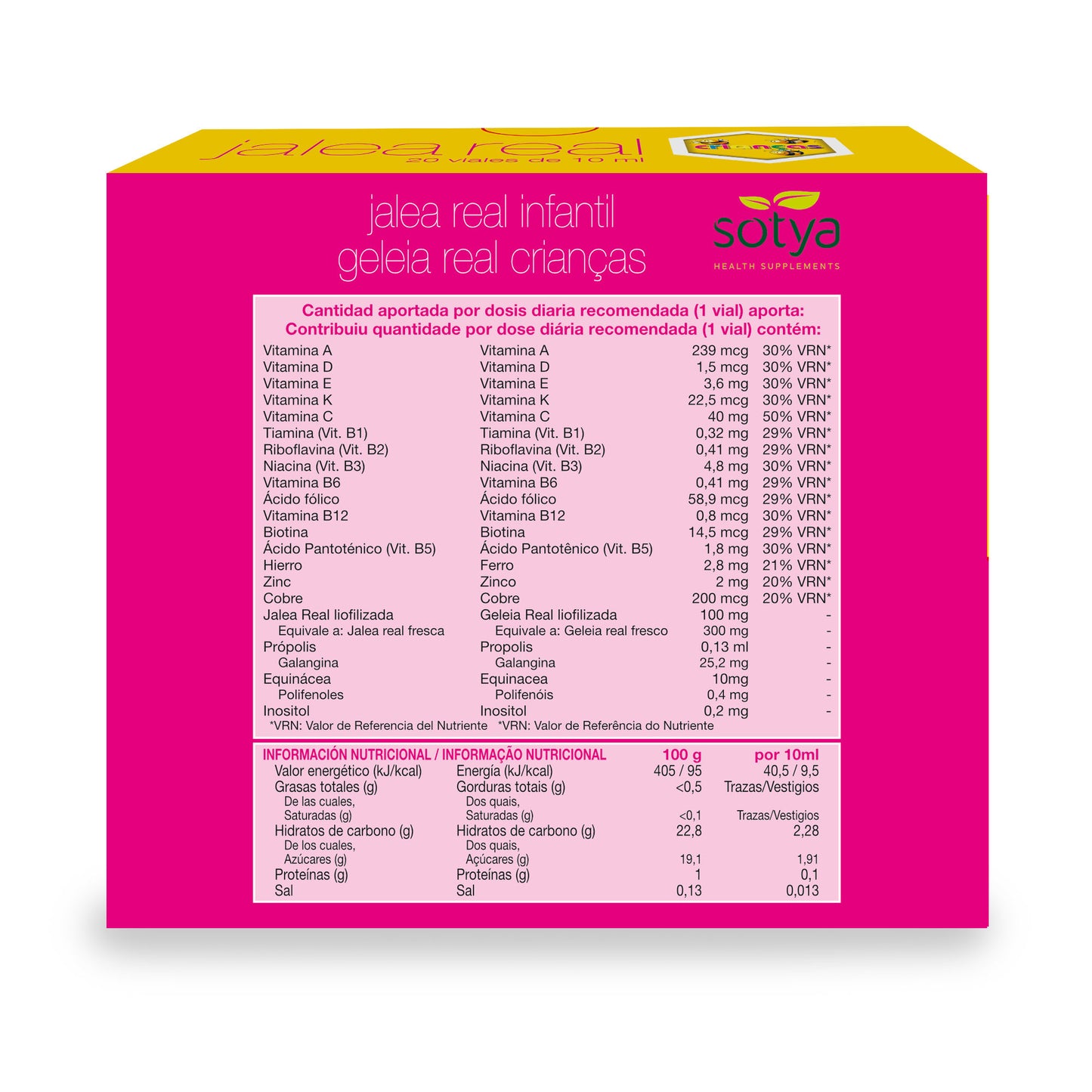 Complement infantil vitamínic i defenses - 20 vials - Sotya