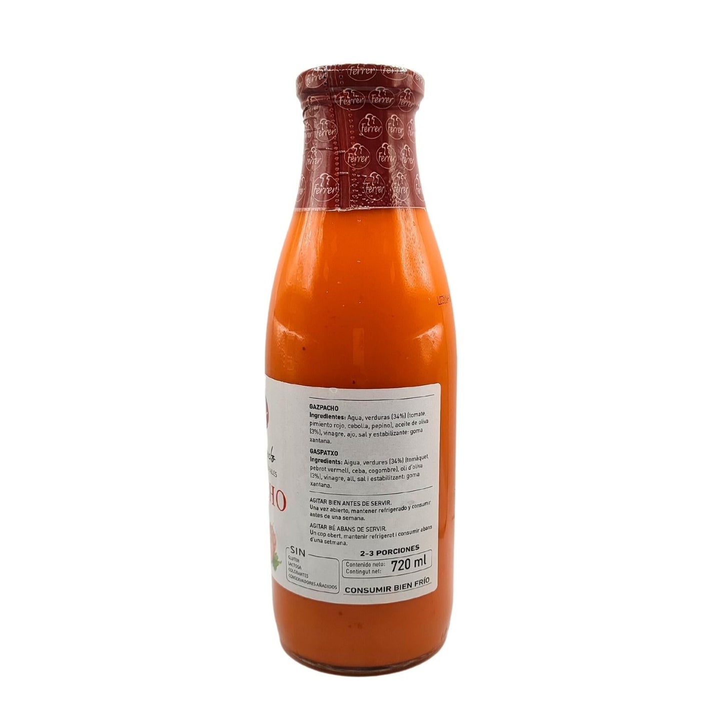 Gaspatxo recepta tradicional - 720 ml - Ferrer