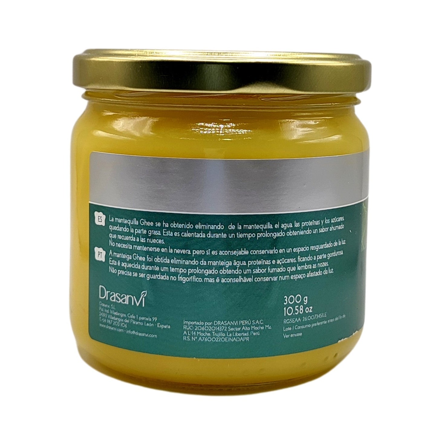 Mantega Ghee Bio Keto - 300 g - Drasanvi