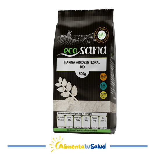 Harina de Arroz Integral Bio - 500 g - Ecosana