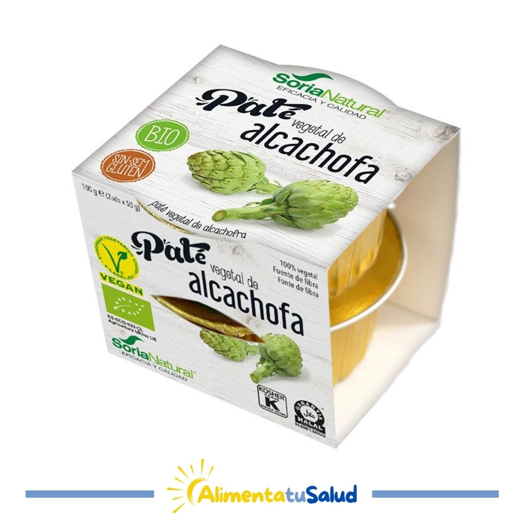 Paté vegetal de alcachofa - 100 g - Soria Natural