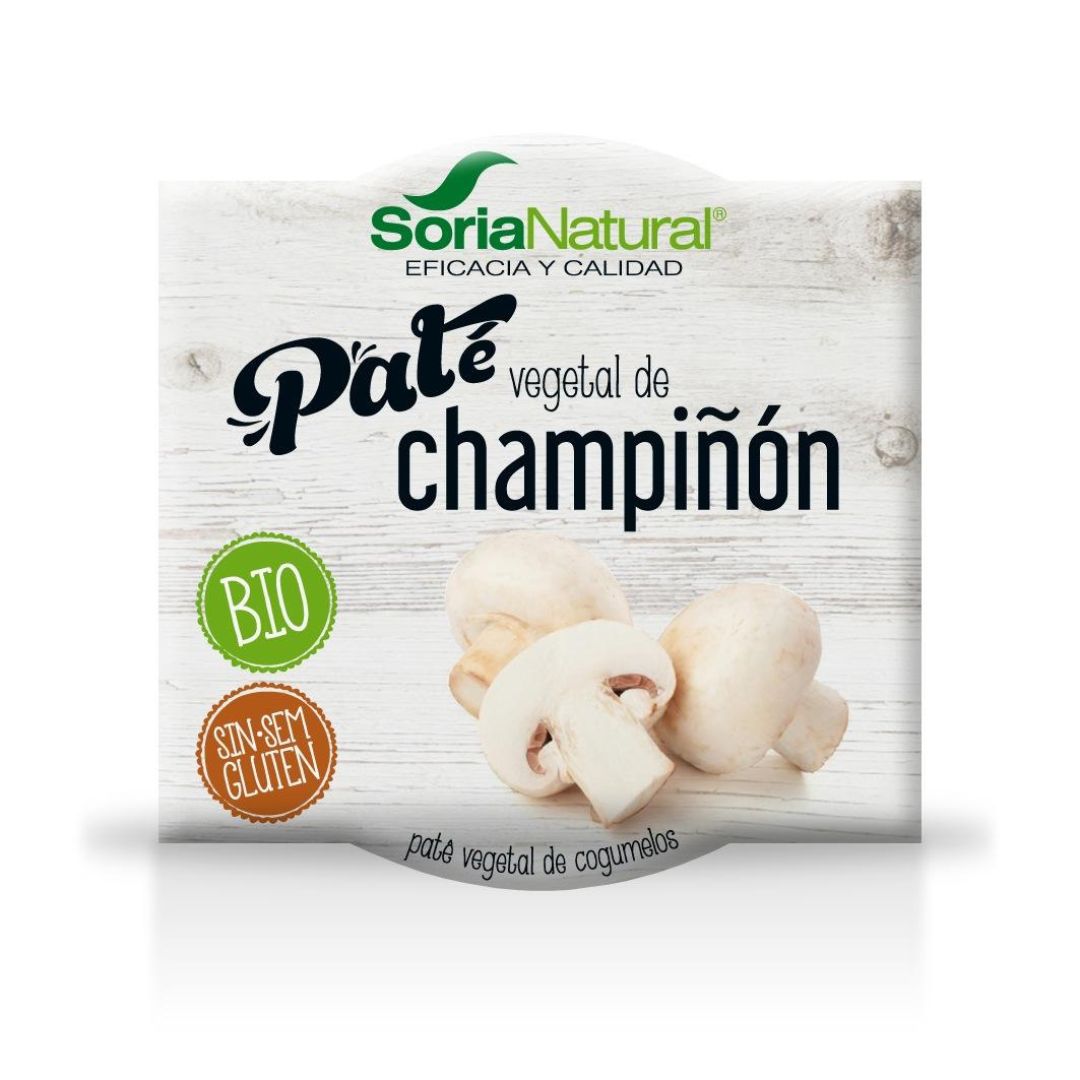 Paté vegetal de xampinyons - 100 g - Sòria Natural