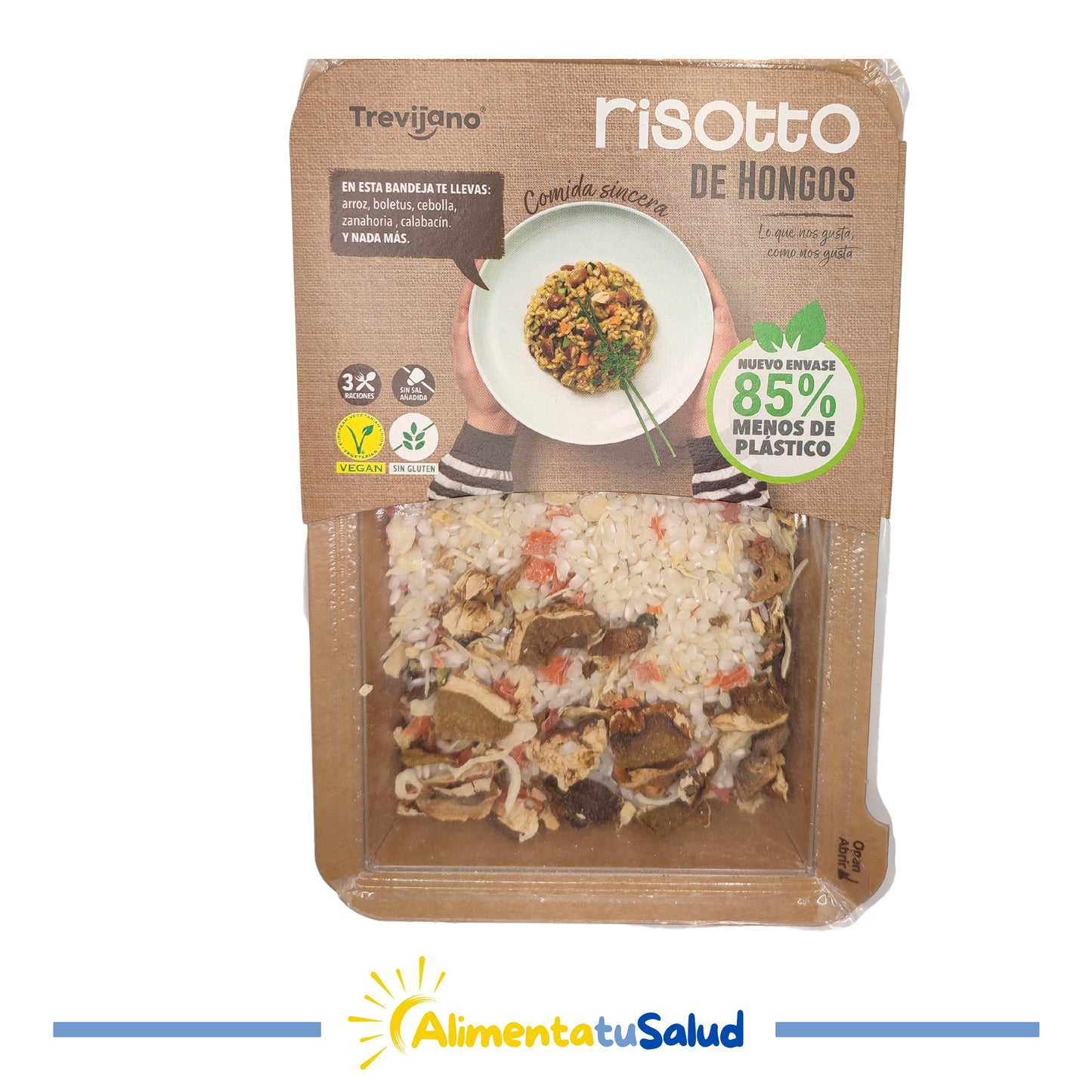 Risotto de setas - 280 g - Trevijano