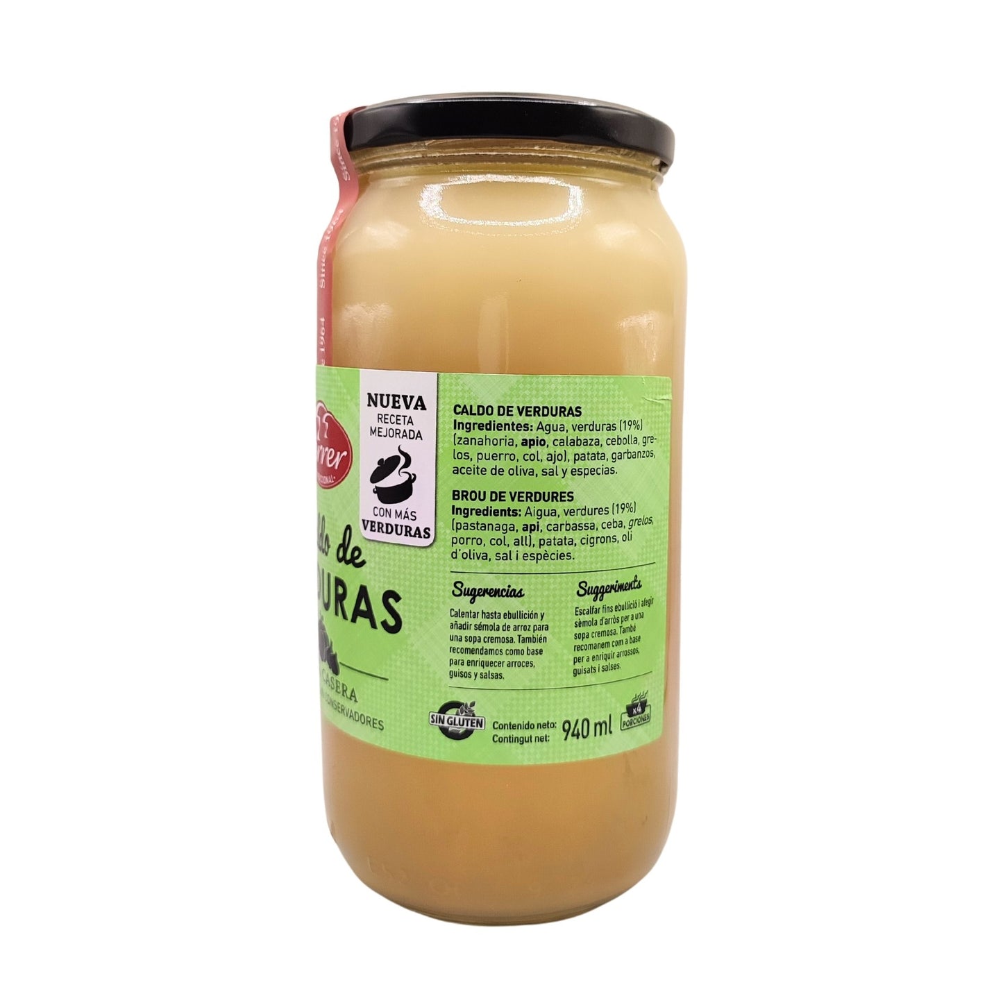 Caldo de verduras - 940 ml - Ferrer