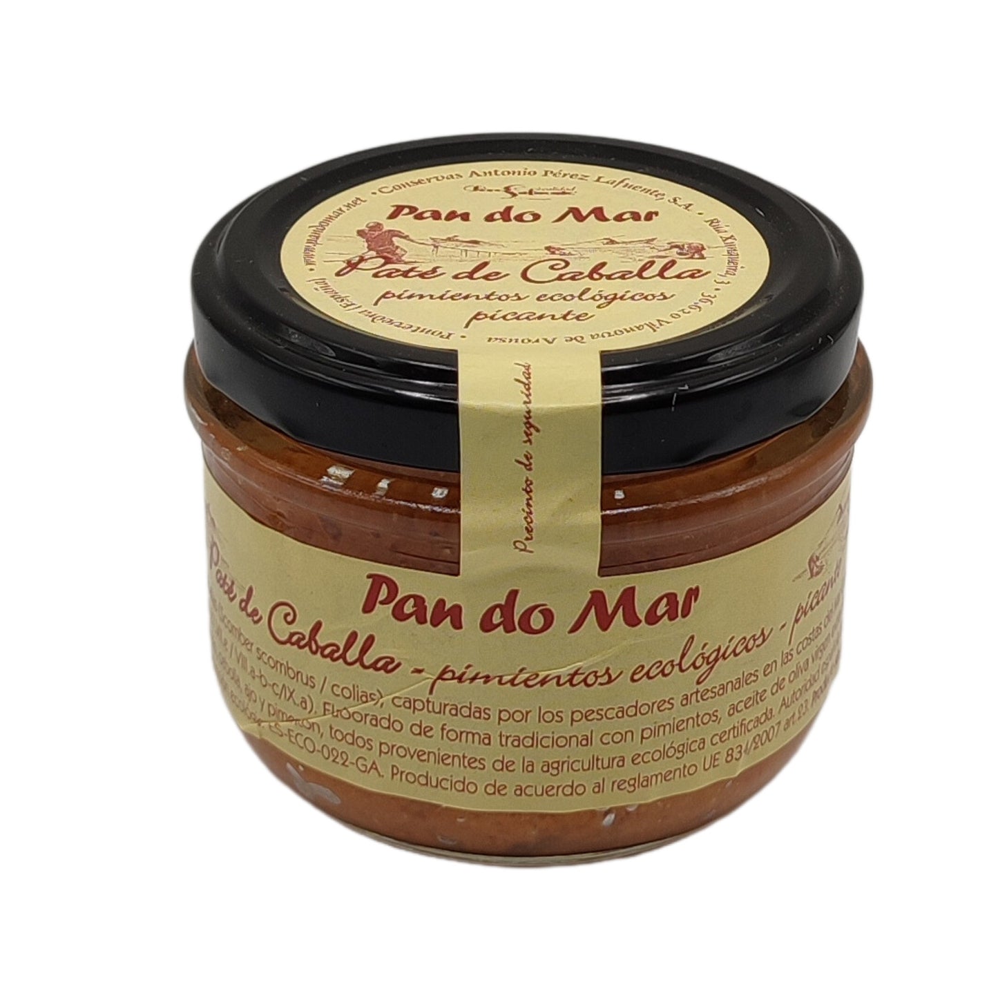 Paté de Caballa y pimiento picante Eco - Pan Do Mar - 150 g