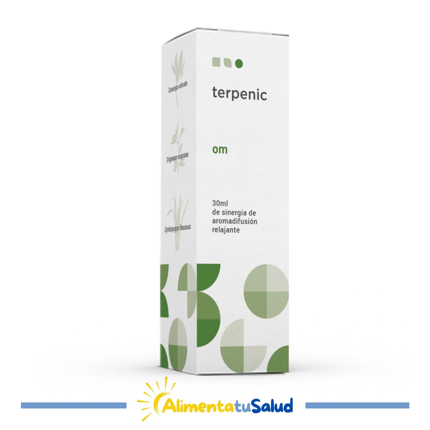 Sinergia relajante de aceites esenciales para difusor - Om - Terpenic 30 ml