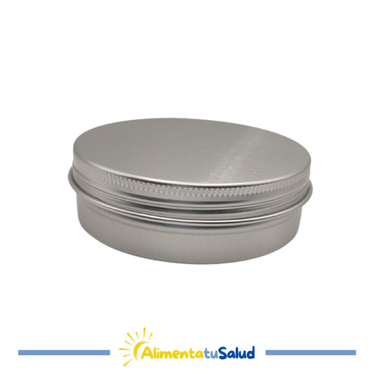 Tarro de aluminio para crema - 100 ml - Aromaterapia