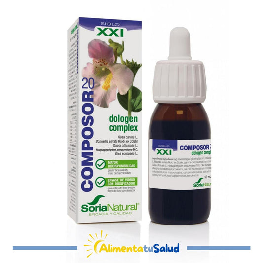 Composor 20 (Dologen Complex) - Sòria natural -50 ml - Gotes