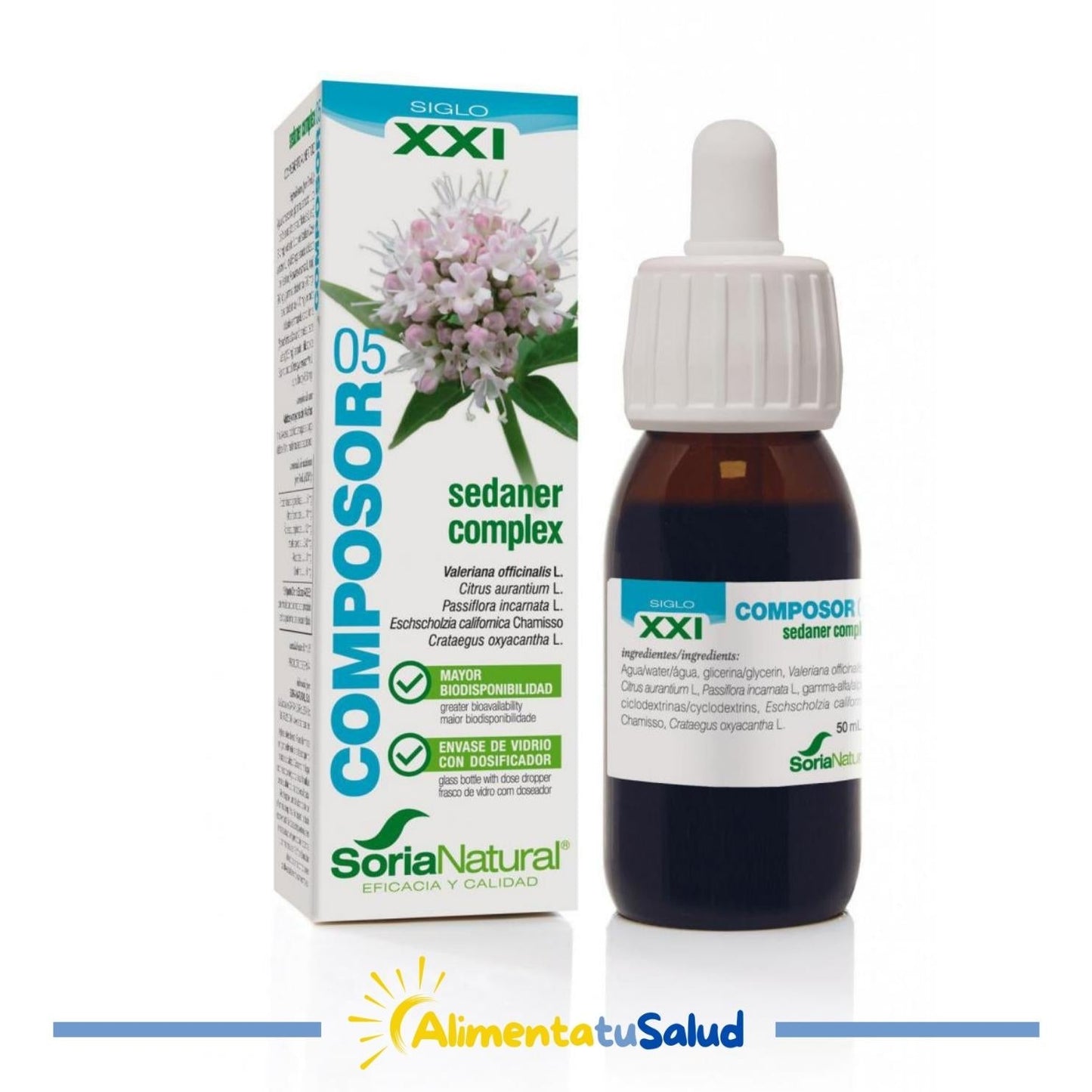 Composor 5 (Sedaner Complex) - Sòria natural -50 ml - Gotes