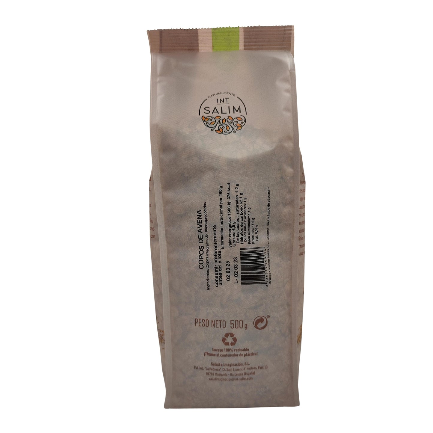 Flocs de Civada - 500 g - IntSalim