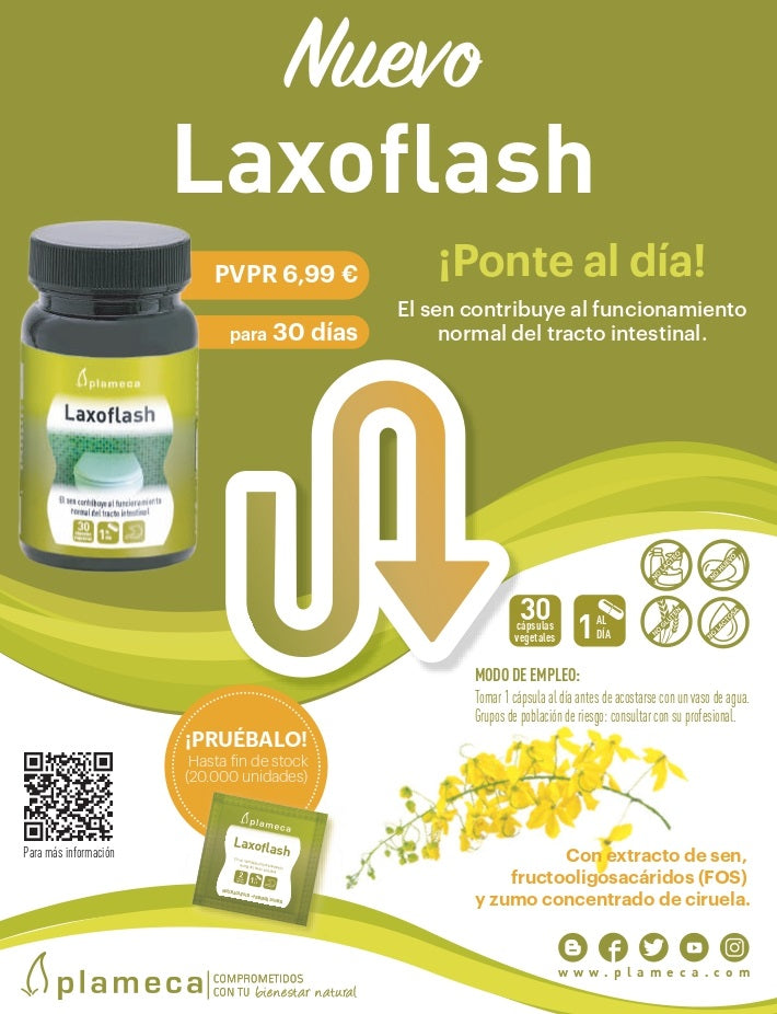 Laxoflash - Plameca - 30 cápsulas