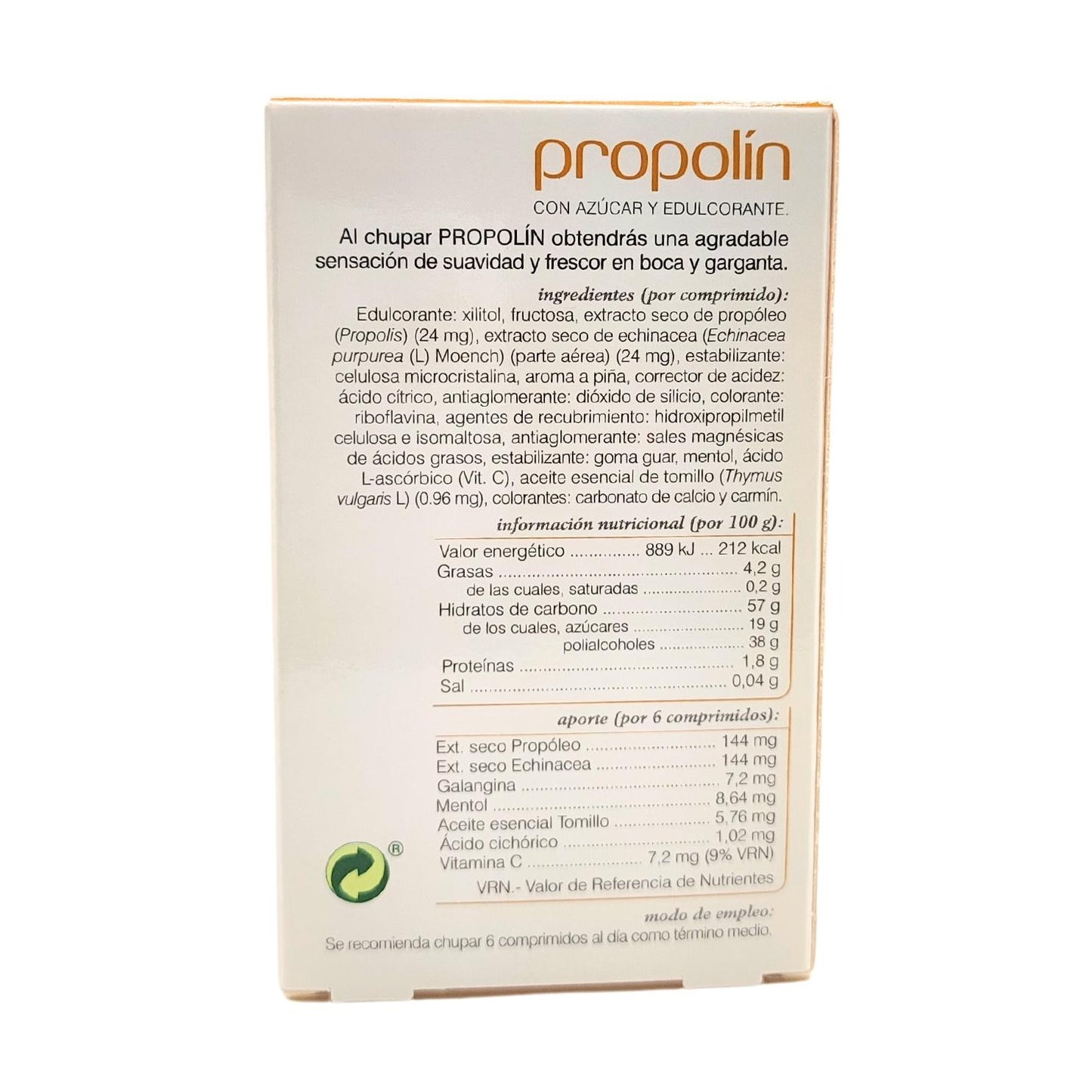 Propolí Garganta - Soria Natural - 48 comprimits masticables