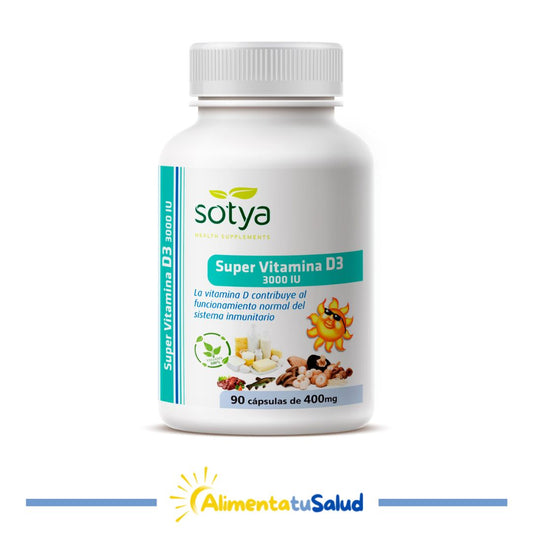 Super vitamina D3 - Sotya - 90 càpsules - 1000IU