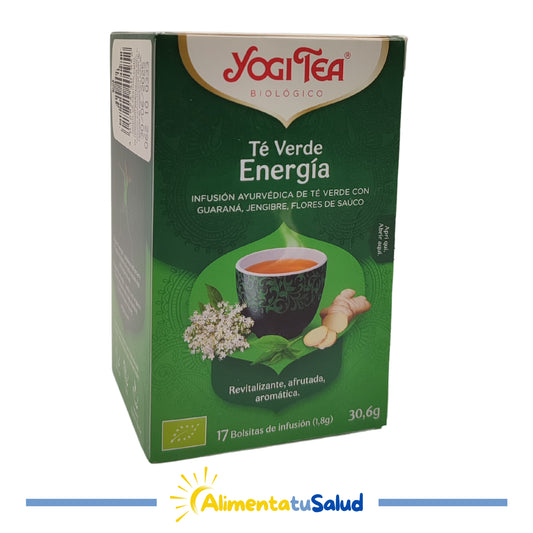 Te Verd Energia infusió - Yogi Tea - 17 bossetes 