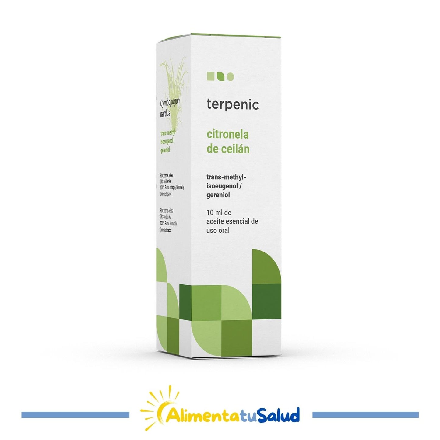 Citronela - aceite esencial - Terpenic - 10 ml