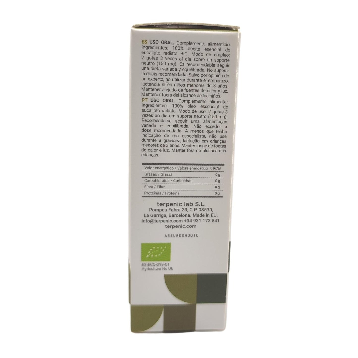 Eucaliptus Radiat - oli essencial BIO - Terpenic - 10 ml