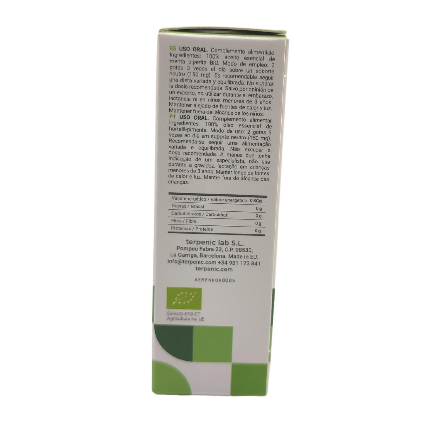 Menta Piperita - oli essencial BIO - Terpenic - 5 ml