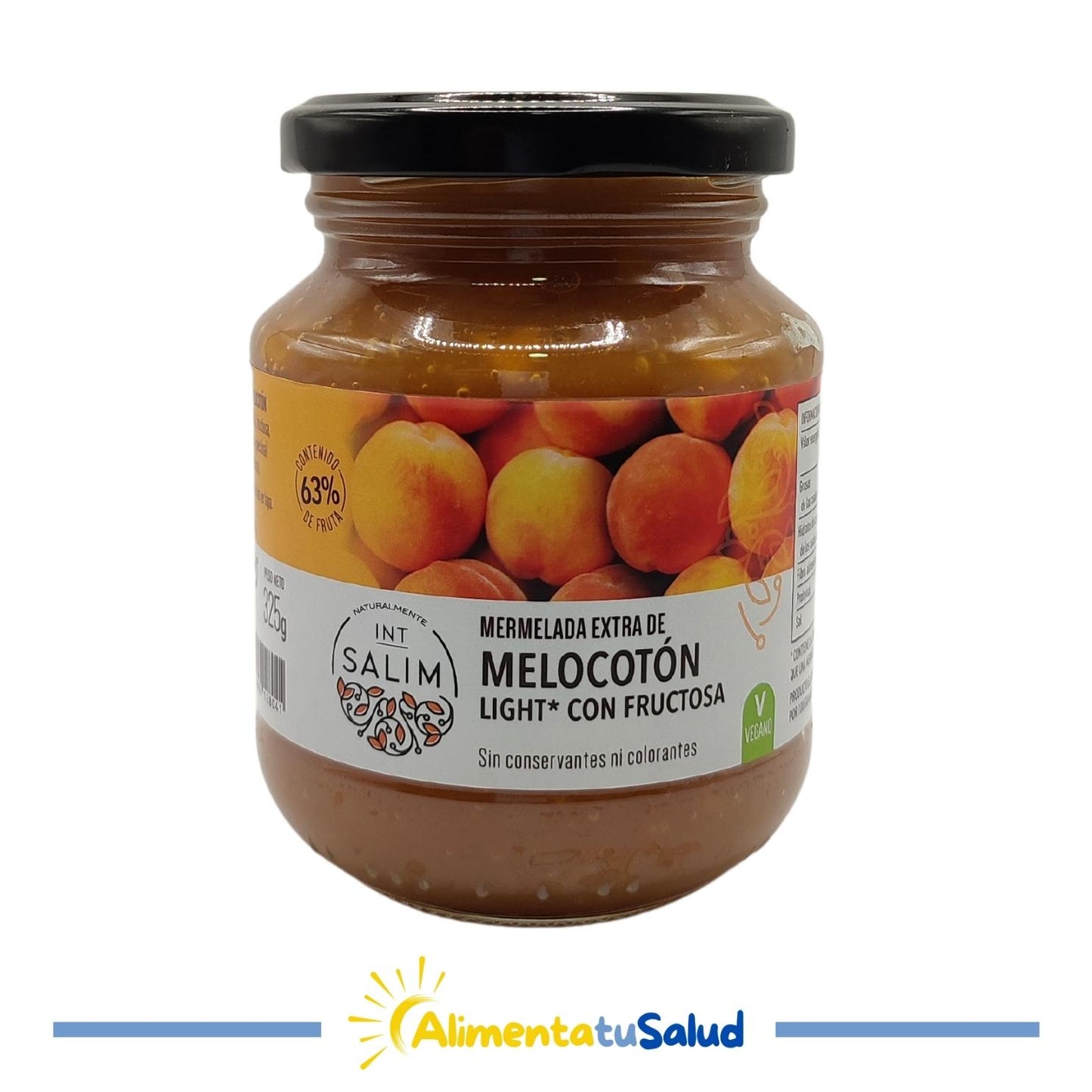 Mermelada de Melocotón - Sin Azúcar - 325g